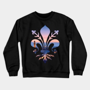 Florence Fleur de Lis Crewneck Sweatshirt